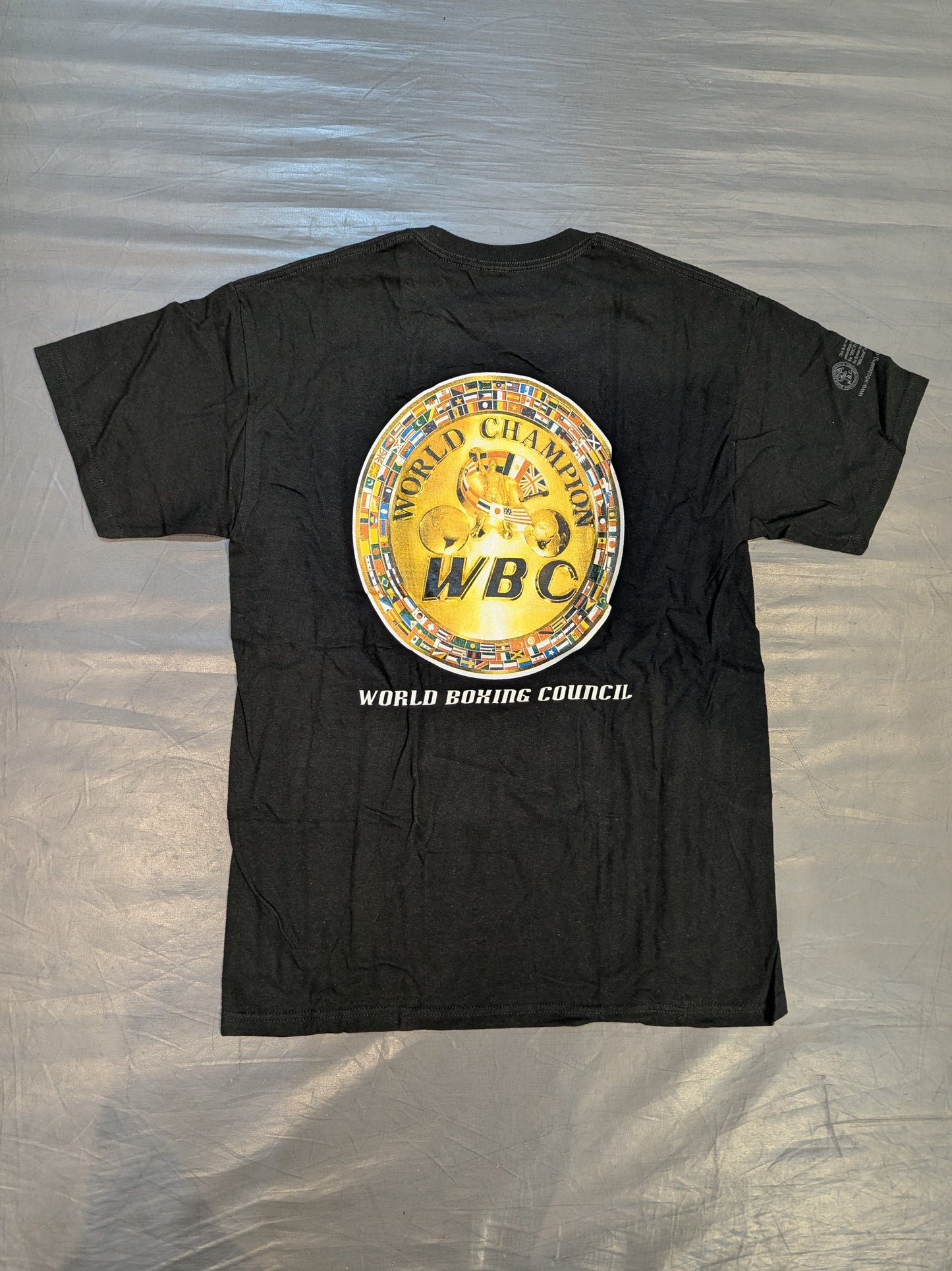 WBC「WORLD BOXING COUNCIL」ピクチャーTシャツ(ブラック)