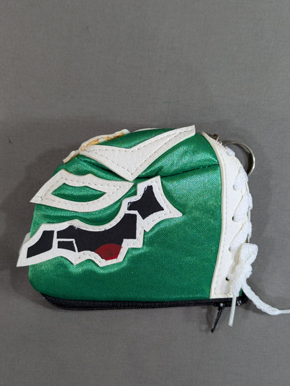 BUSHI マスクコインケース・キーホルダー(黒×緑)