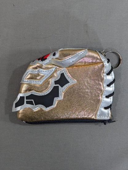 BUSHI マスクコインケース・キーホルダー(黒×金)