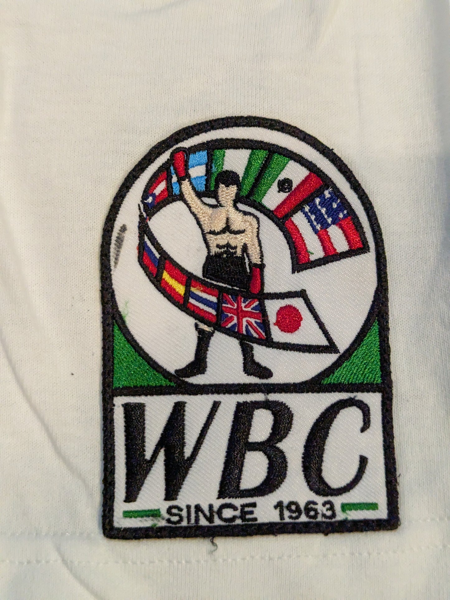 ★50周年記念★ WBC「WORLD CHAMPION」ピクチャーTシャツ②(ホワイト)