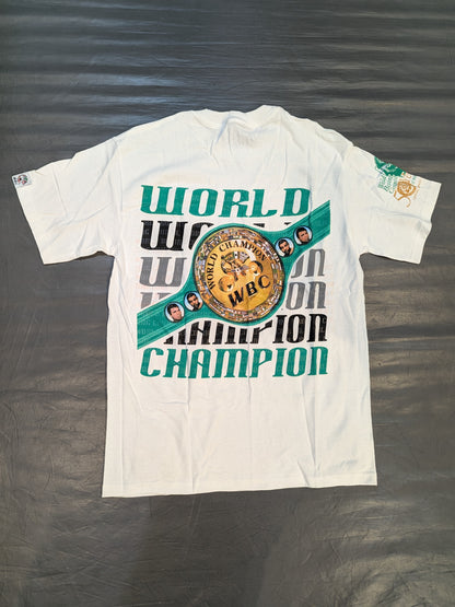 ★50周年記念★ WBC「WORLD CHAMPION」ピクチャーTシャツ②(ホワイト)