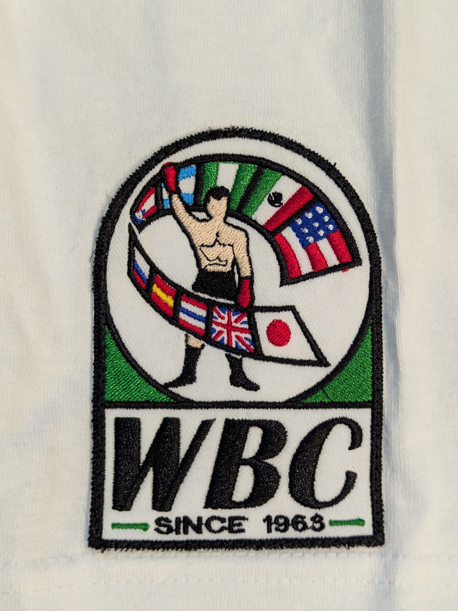 ☆50周年記念☆ WBC「WORLD CHAMPION」ピクチャーTシャツ③(ホワイト