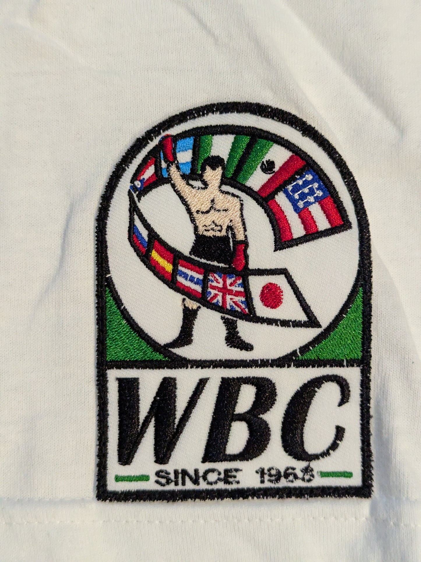 ★50周年記念★ WBC「WORLD CHAMPION」ピクチャーTシャツ④(ホワイト)