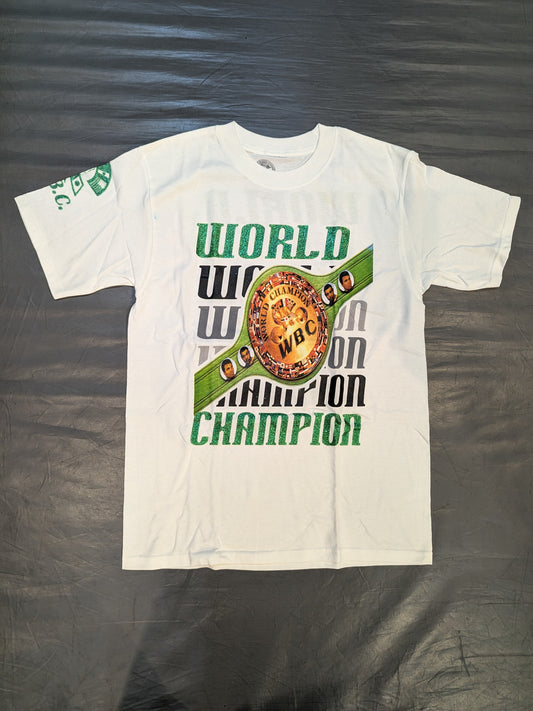 WBC 'WORLD CHAMPION' Picture T-Shirt (4) (White)