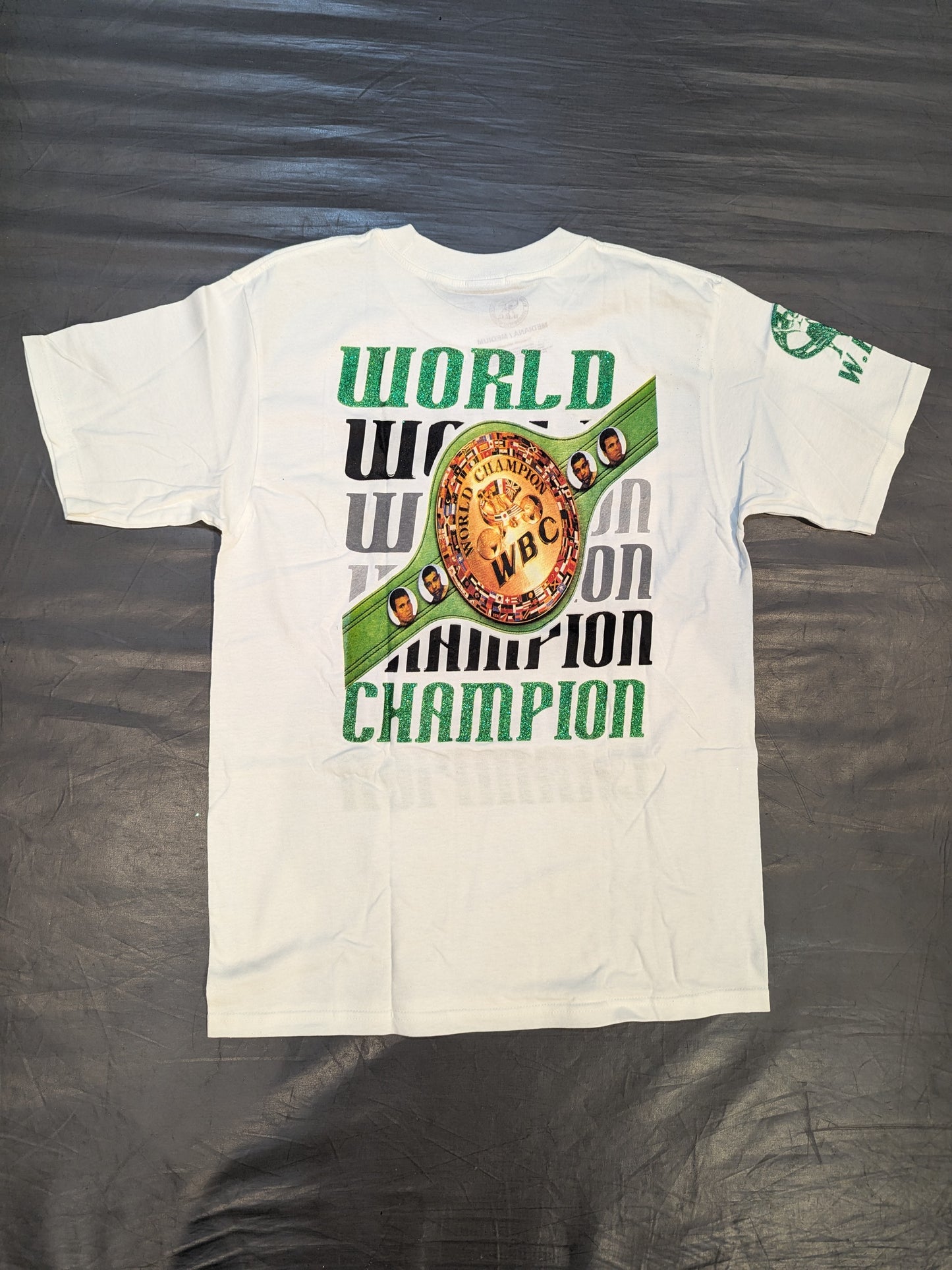 WBC「WORLD CHAMPION」ピクチャーTシャツ④(ホワイト)