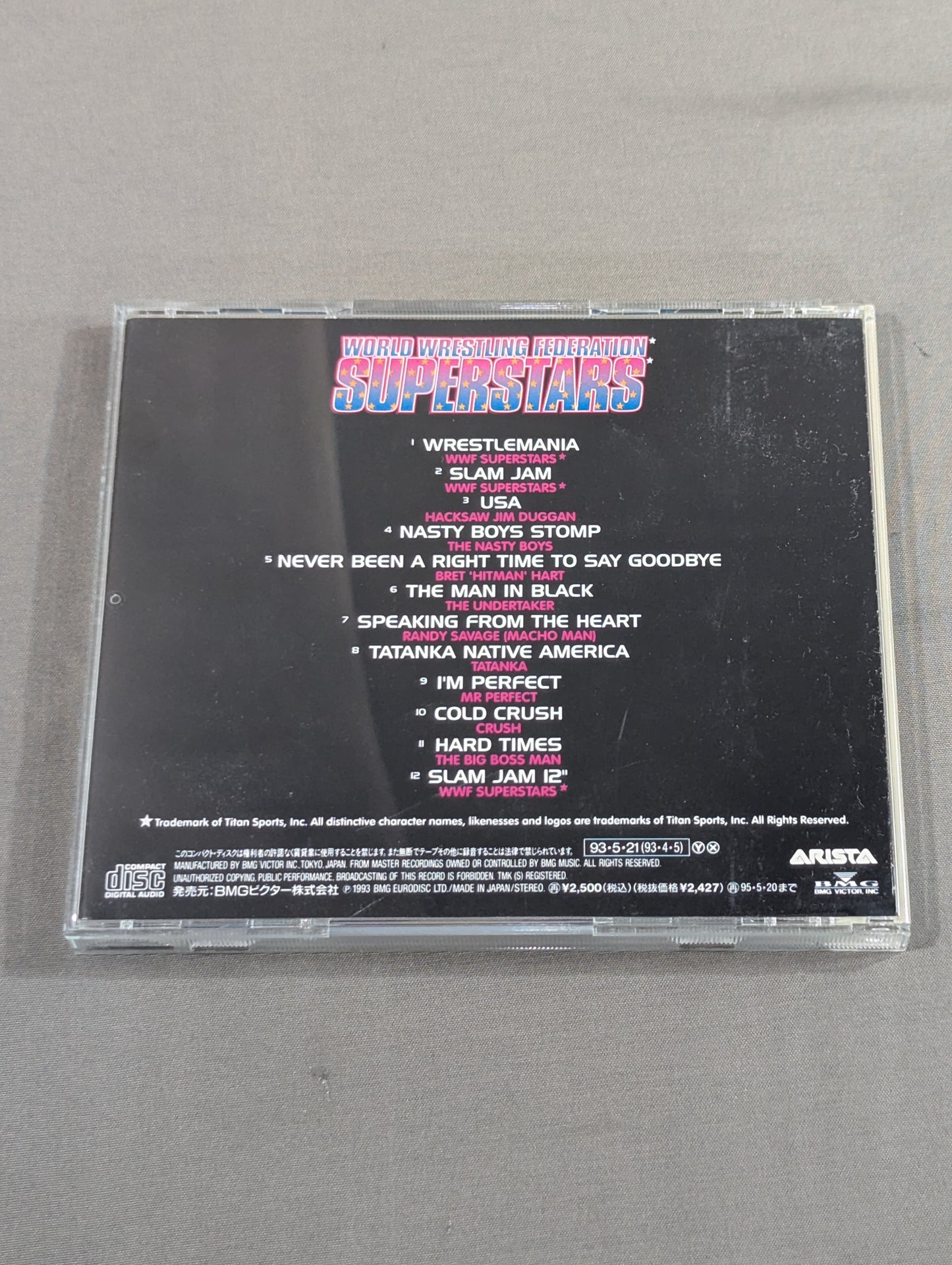 WWF SUPERSTARS WRESTLEMANIA-THE ALBUM (Domestic Edition)