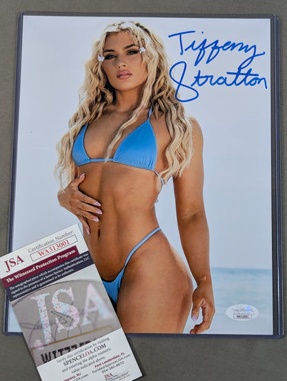 ★JSA★ Tiffany Stratton hand signed autograph Pro-Photo  (Bikini)