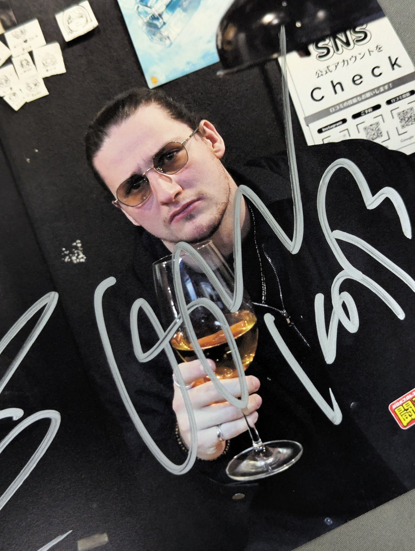 ★KOB★ Yuto-Ice & OSKAR 2 hand signed autographs Pro-Photo 