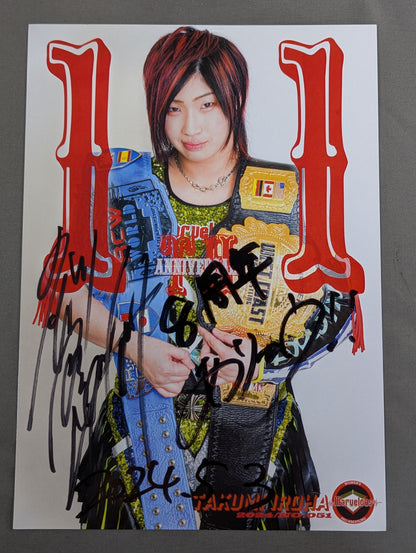 Takumi Iroha  hand signed autograph Pro-Photo (A-1)