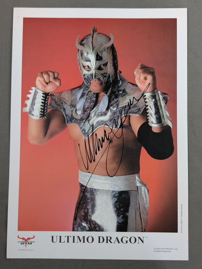 Ultimo Dragon hand signed autograph  Pro-Photo (B-9)