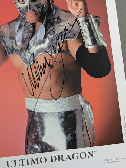 Ultimo Dragon hand signed autograph  Pro-Photo (B-9)