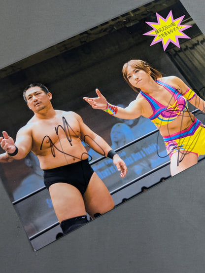 Yuzuki Aikawa & Sanshiro Takagi 2 hand signed autographs Pro-Photo (2)