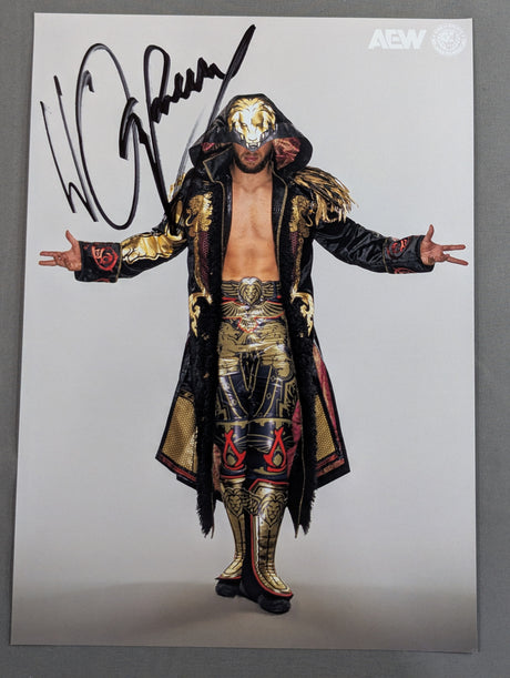 ★AEW×新日本プロレス★ ウィル・オスプレイ 直筆サイン入り ポートレート