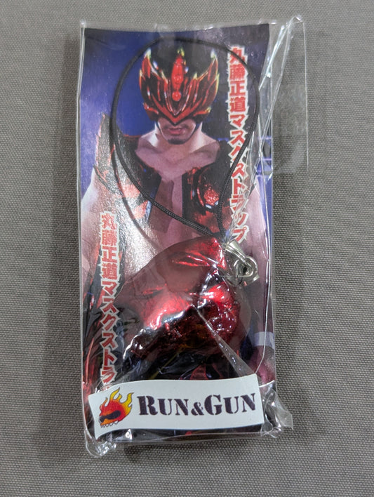 Naomichi Marufuji Mask Strap (3) (Red)