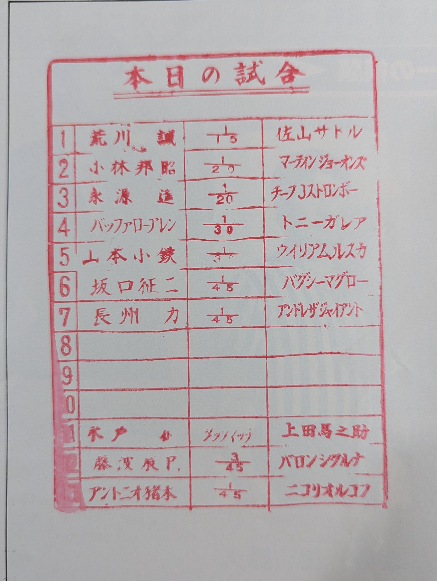 78第1回MSGシリーズ