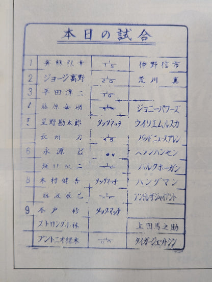 80第1回MSGタッグ・リーグ戦