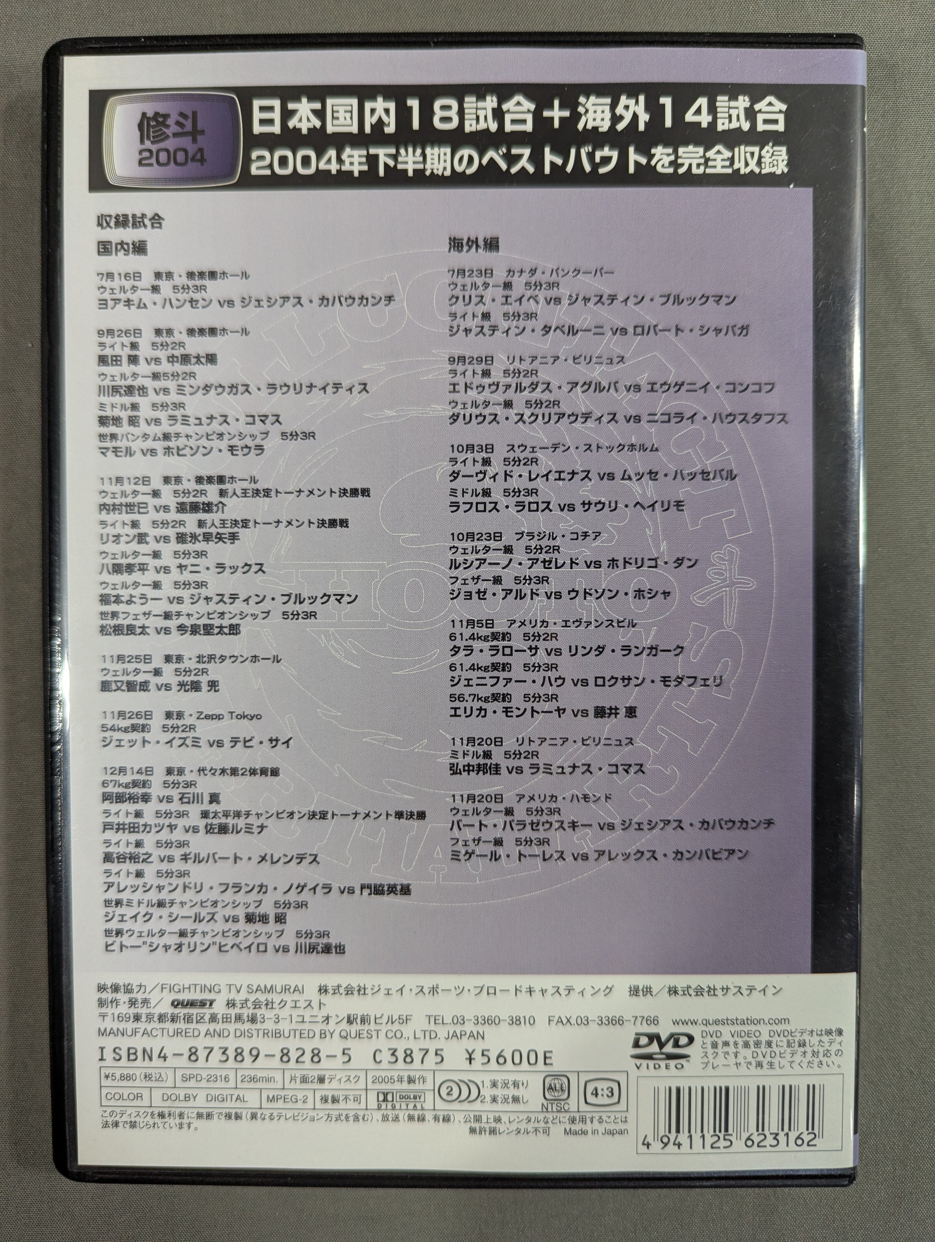SHOOTO 2004 BEST VOL.2 – 闘道館