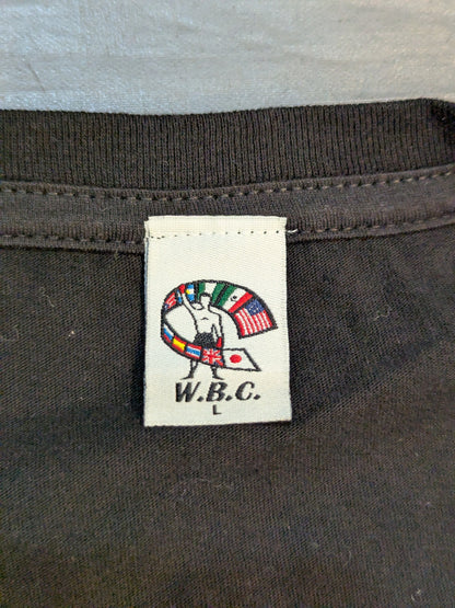WBC ラインストーン装飾VネックTシャツ①(ブラック)