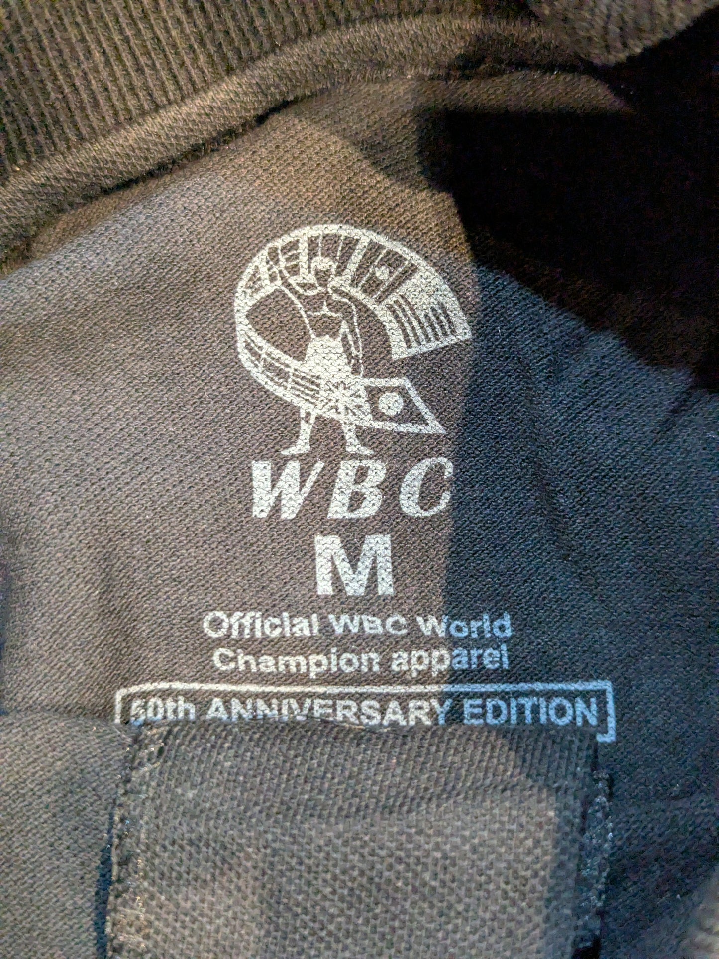 ★50周年記念★ WBC ワッペン刺繍ポロシャツ①(ブラック)