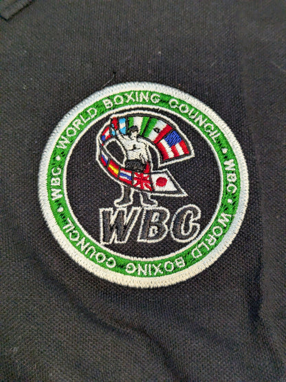 ★50周年記念★ WBC ワッペン刺繍ポロシャツ②(ブラック)