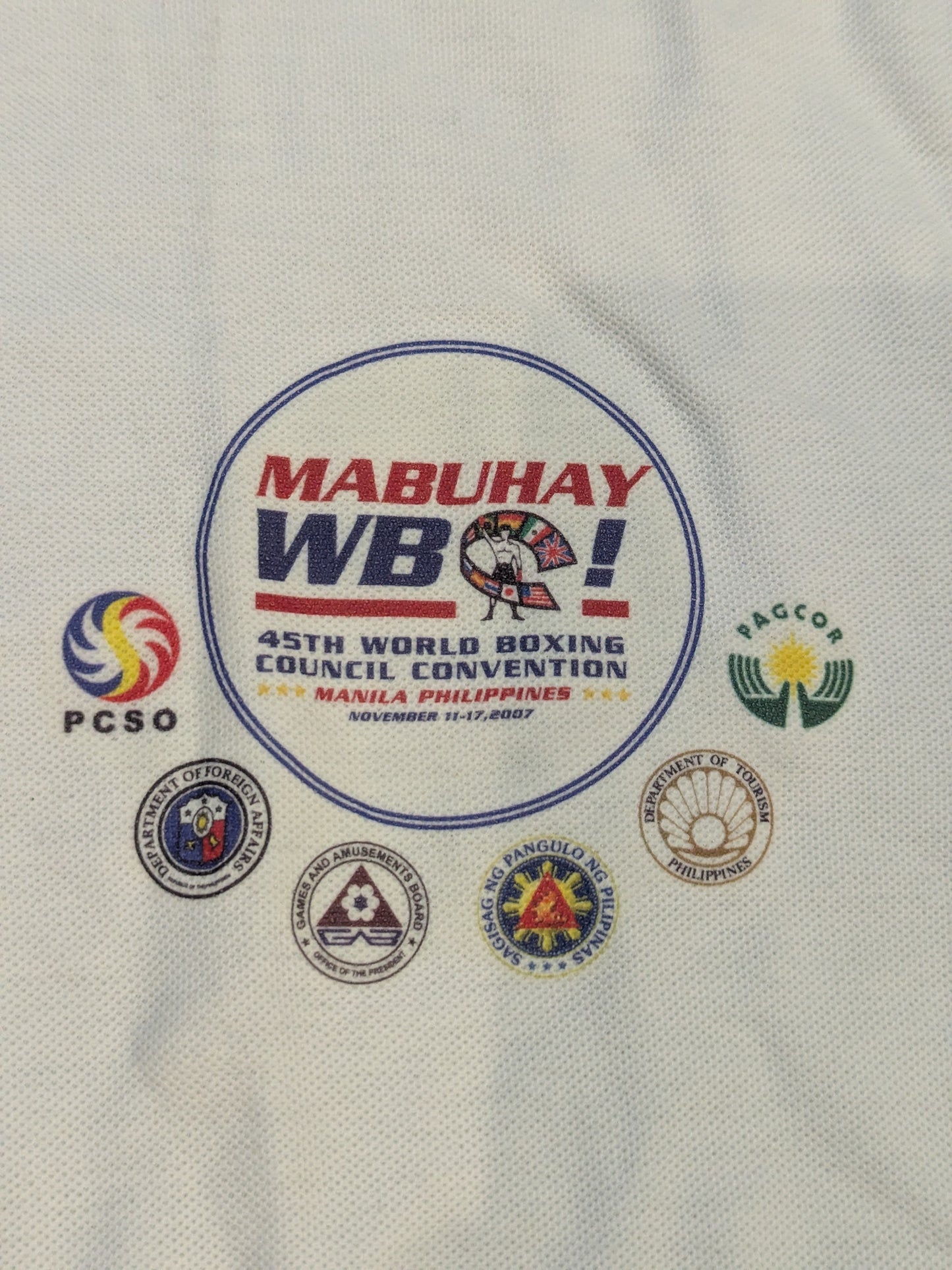 WBC '45th ANNUAL CONVENTION' Polo Shirt (1) (White)