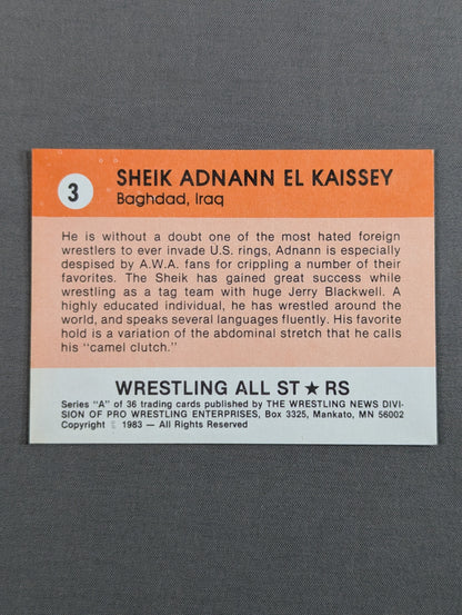 ★1983 WRESTLING ALL STARS Series A★ シーク・アドナン・エル・ケイシー