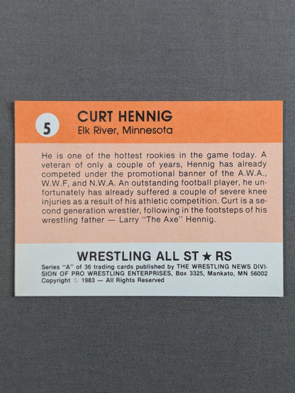 ★1983 WRESTLING ALL STARS Series A★ カート・ヘニング