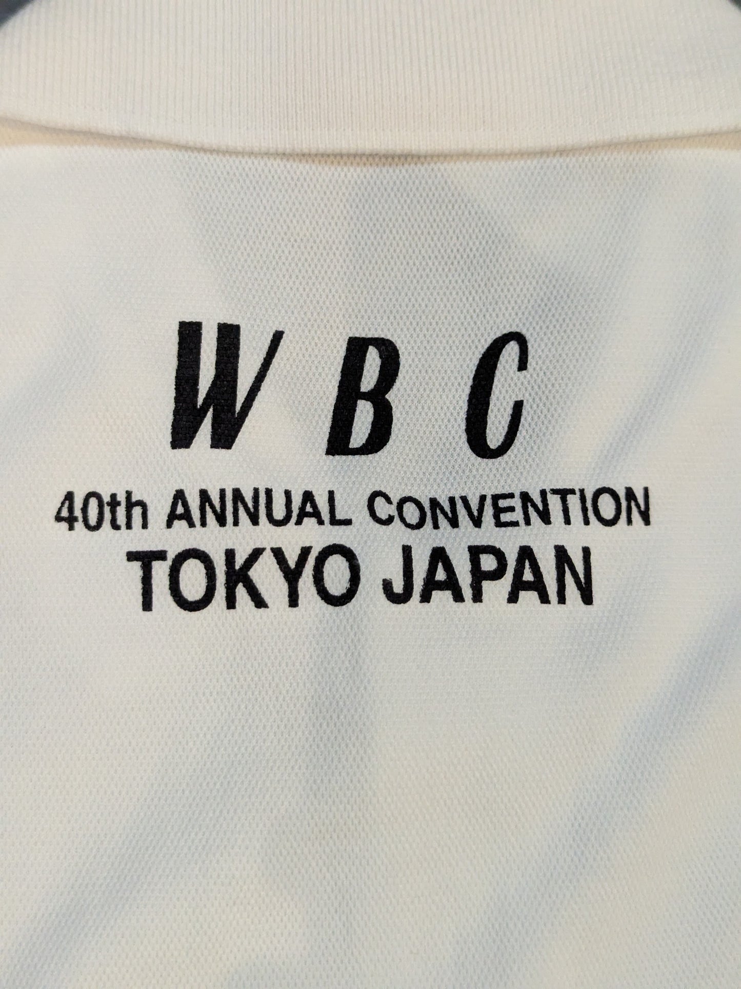 WBC「40th ANNUAL CONVENTION」ポロシャツ①(ホワイト)