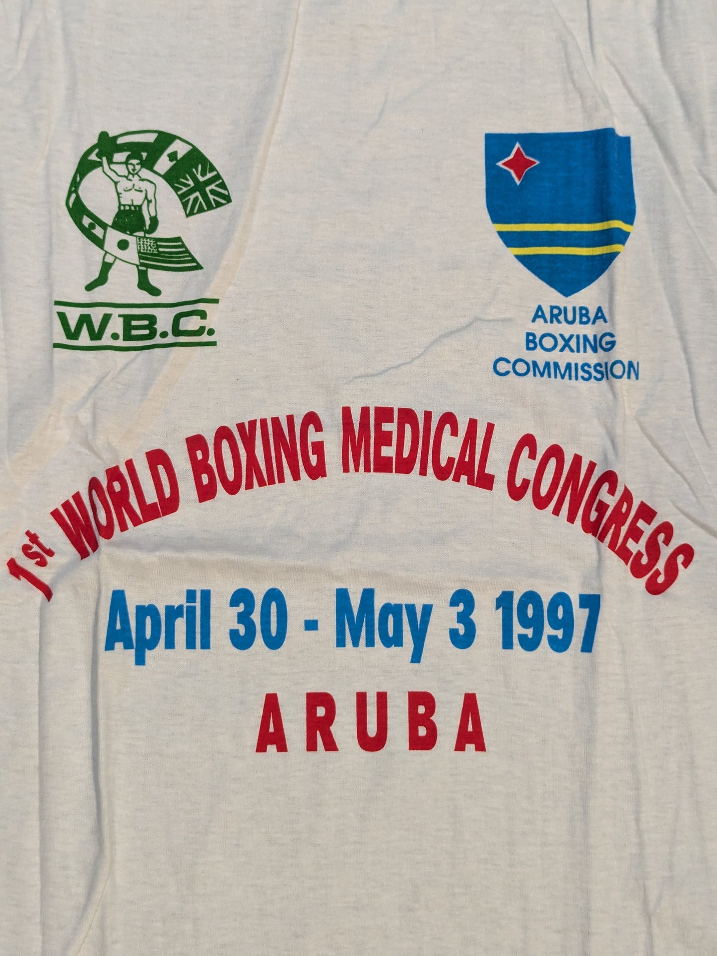 WBC「1st. BOXING MEDICAL CONGRESS 1997」Tシャツ(ホワイト)