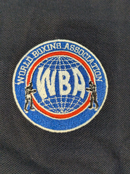 WBA patch embroidered polo shirt (black)
