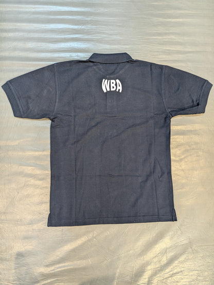 WBA patch embroidered polo shirt (black)