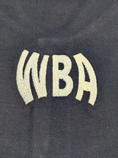 WBA patch embroidered polo shirt (black)