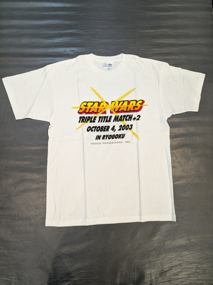 STAR WARS TRIPLE TITLE MATCH +2 Tシャツ(ホワイト)