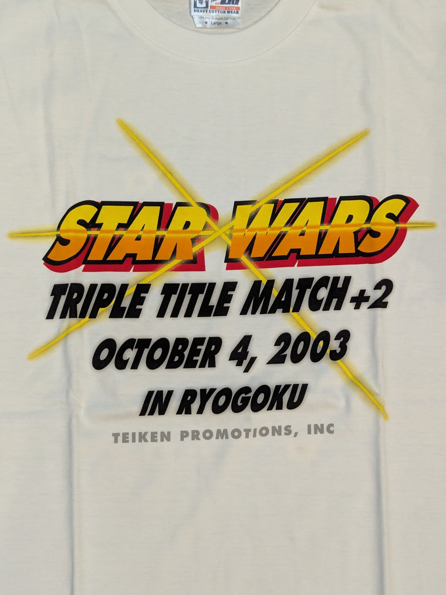 STAR WARS TRIPLE TITLE MATCH +2 Tシャツ(ホワイト)