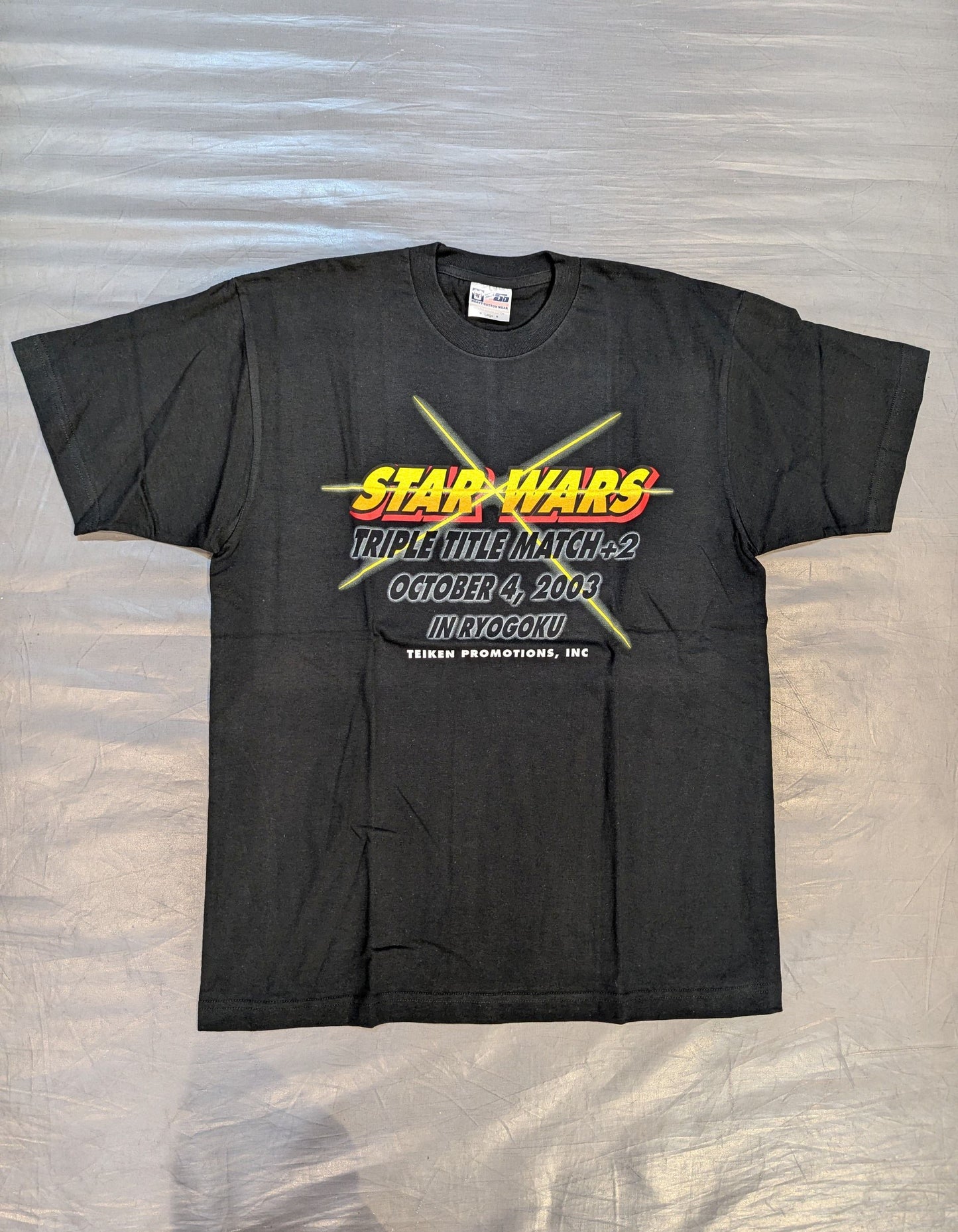 STAR WARS TRIPLE TITLE MATCH +2 Tシャツ(ブラック)