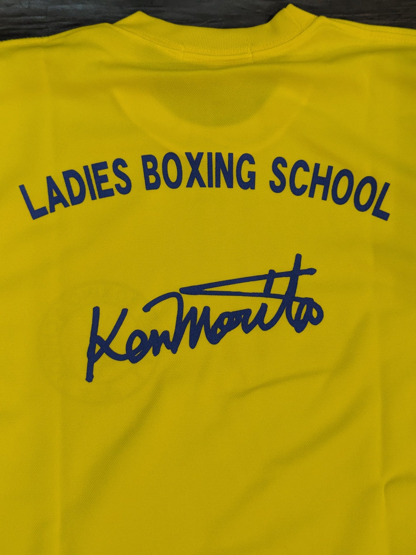 森田健「LADIES BOXING SCHOOL」ドライTシャツ