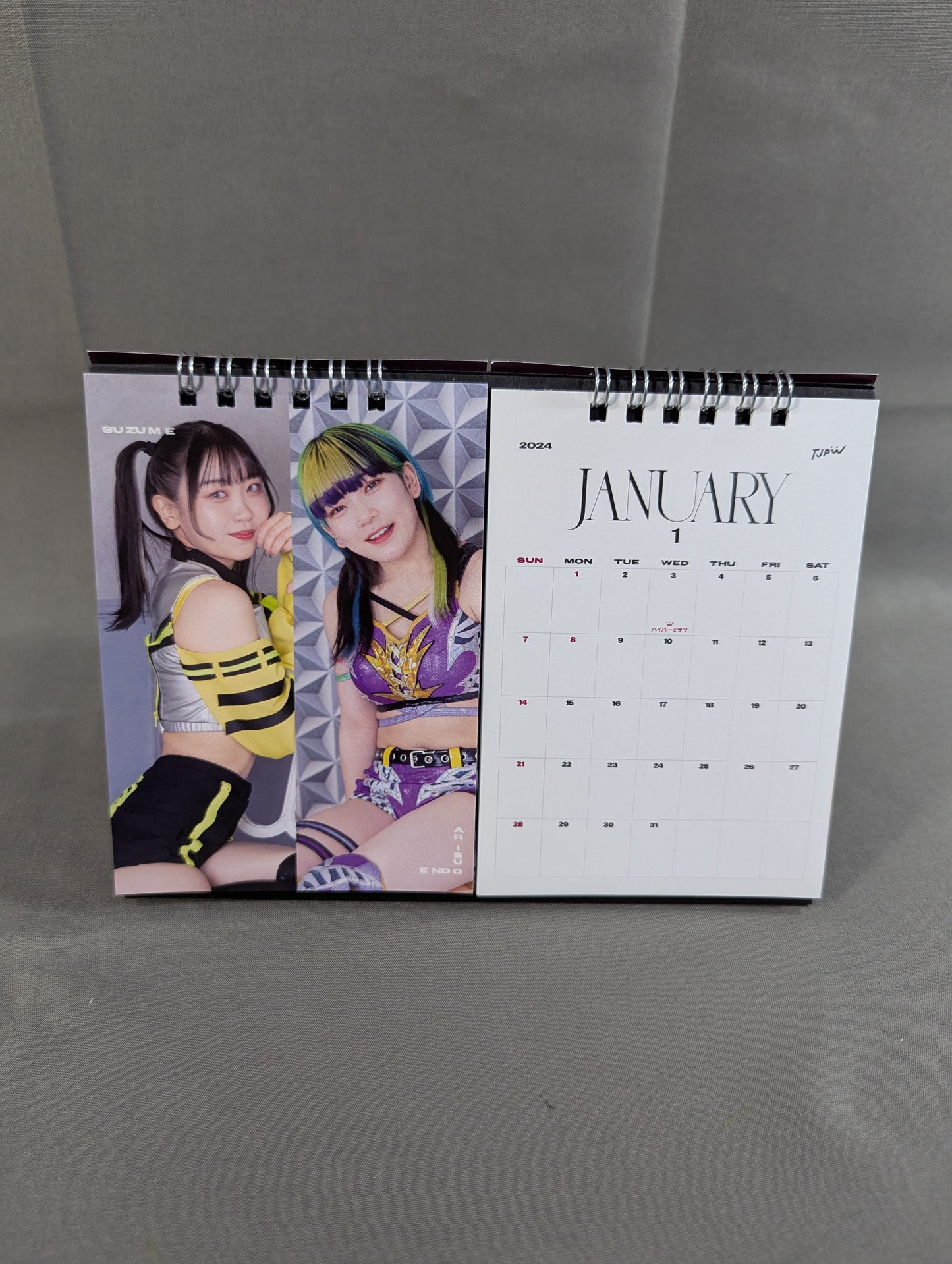 Tokyo Joshi Pro Wrestling 2024 Desktop Calendar