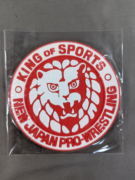 New Japan Pro Wrestling  Lion Mark  BIG Rubber Coaster