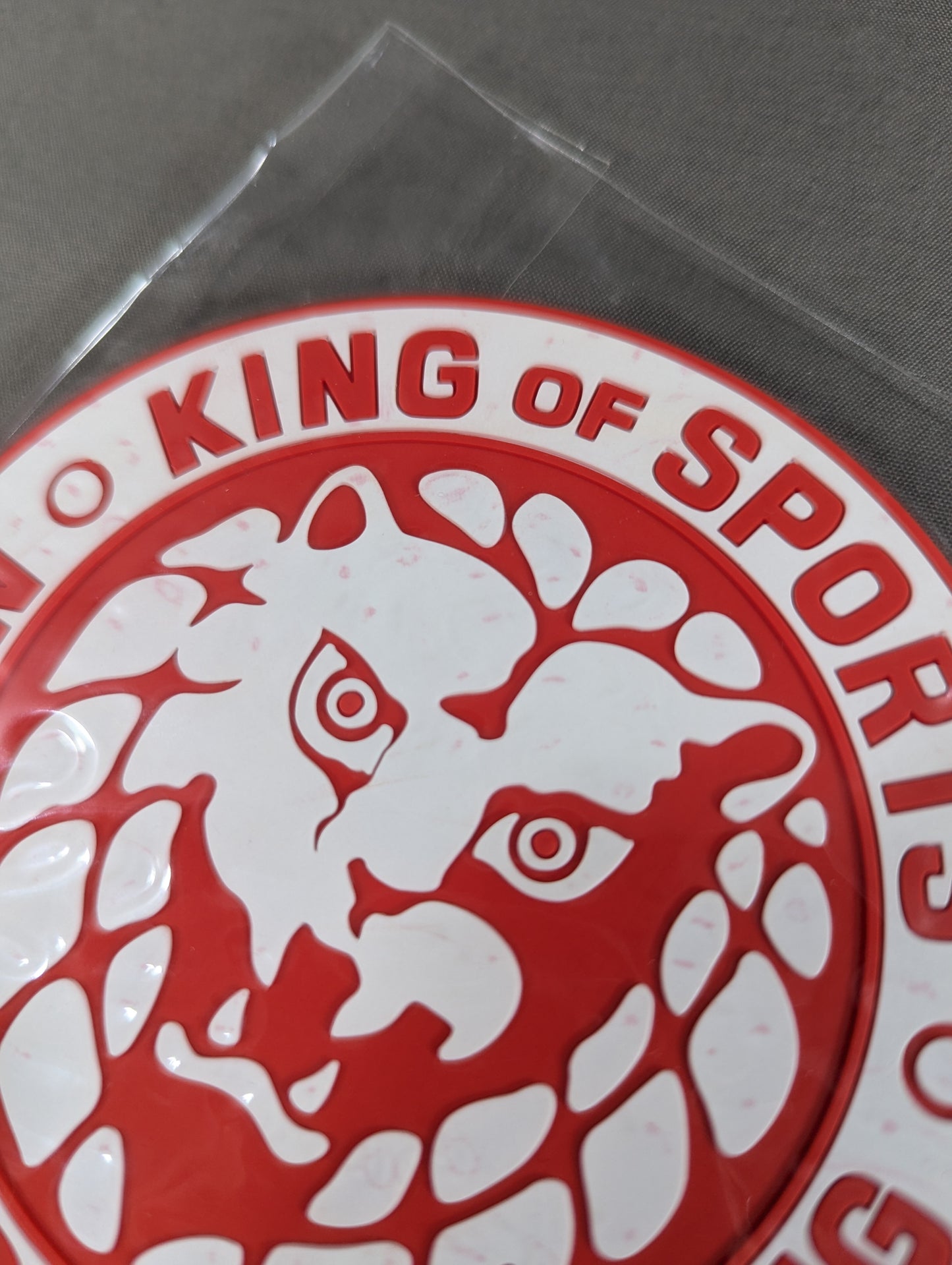 New Japan Pro Wrestling  Lion Mark  BIG Rubber Coaster