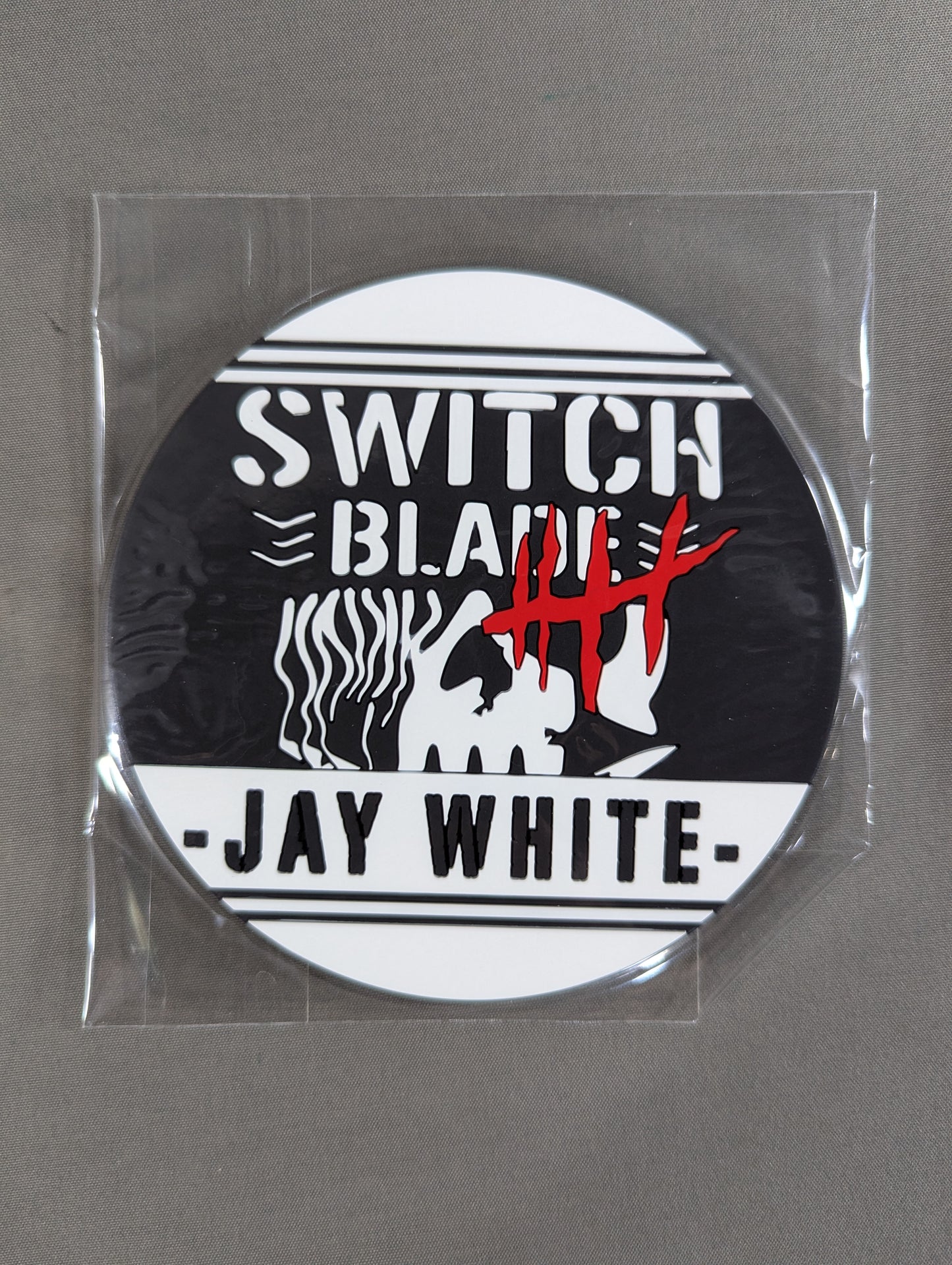 New Japan Pro Wrestling Jay White BIG Rubber Coaster
