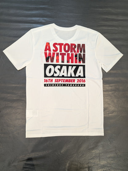 山中慎介「A STORM WITHIN OSAKA」ドライTシャツ②(ホワイト)
