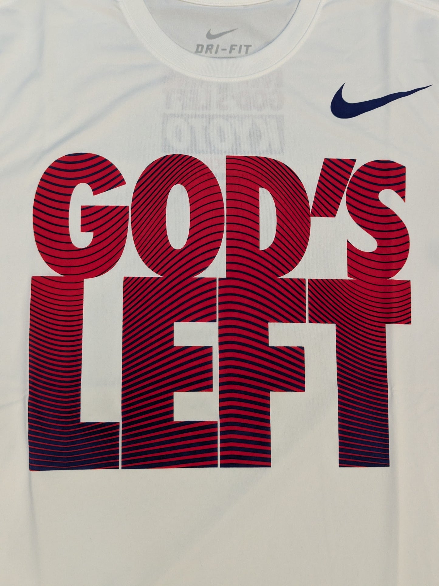 Shinsuke Yamanaka 'EVERYTHING FOR GOD'S LEFT KYOTO' Dry T-Shirt (1) (White)