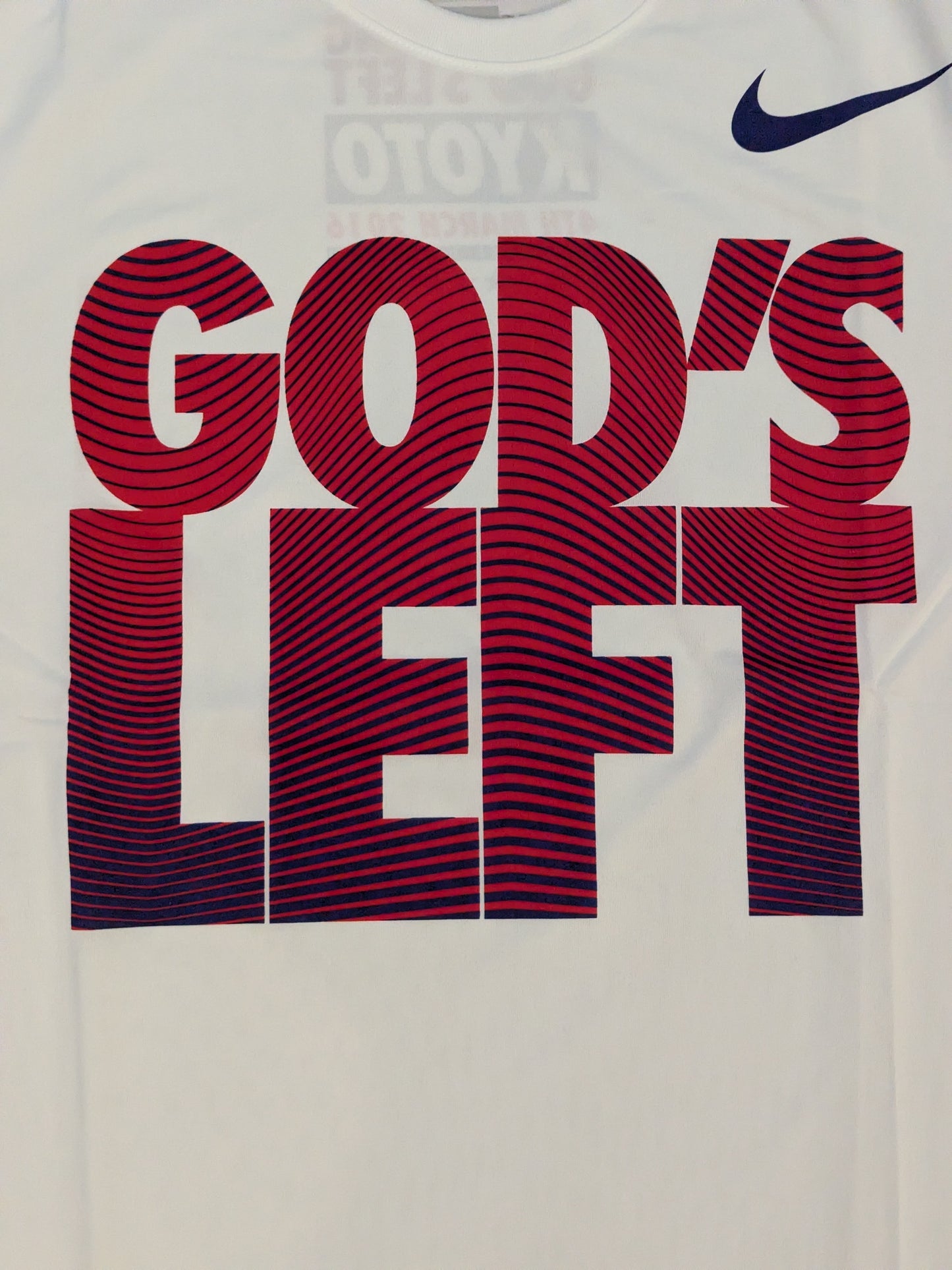 Shinsuke Yamanaka "EVERYTHING FOR GOD'S LEFT KYOTO" Dry T-Shirt (2) (White)