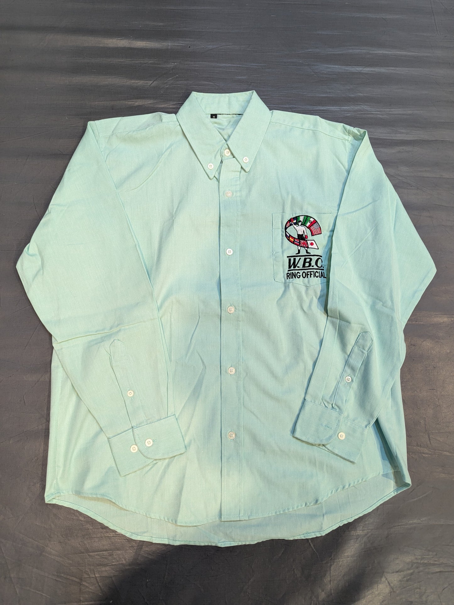 WBC RING OFFICIAL Collar Shirt (Mint Green)