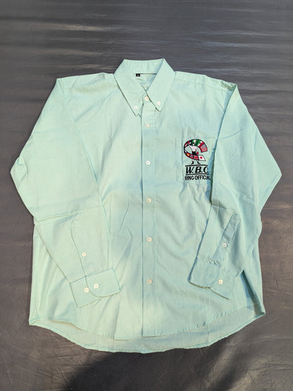WBC RING OFFICIAL Collar Shirt (Mint Green)