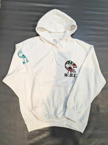 WBC "WORLD CHAMPION" Picture Pullover Hoodie  (White)