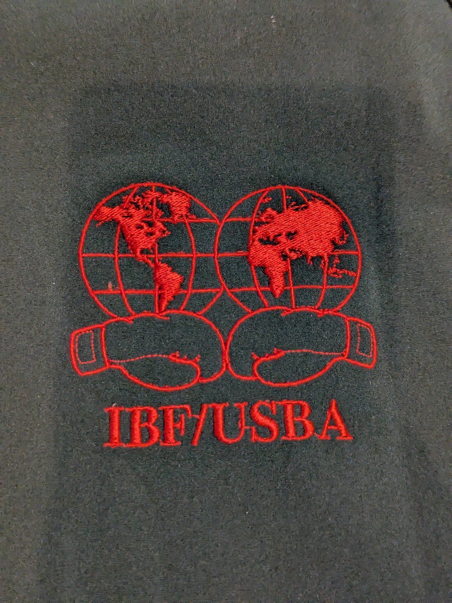 IBF/USBA 刺繍入りジャンパー(ブラック)