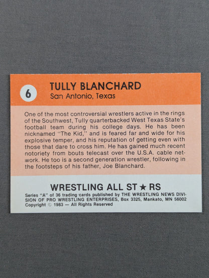 ★1983 Wrestling ALL STARS Series A★ Tully Blanchard