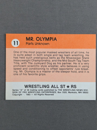 ★1983 WRESTLING ALL STARS Series A★ ミスター・オリンピア