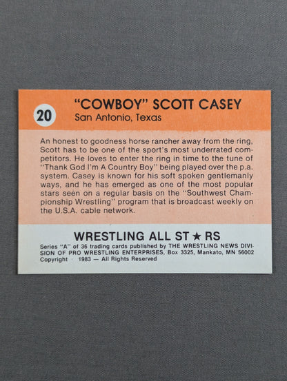 ★1983 Wrestling ALL STARS Series A★ Scott Casey